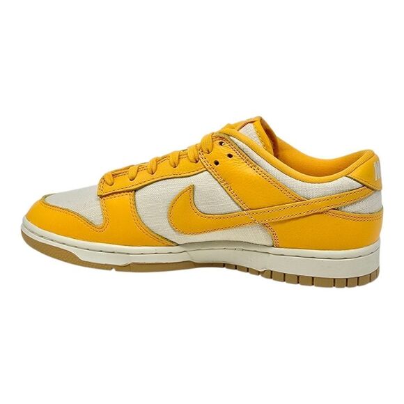 Nike Dunk Low Retro Premium Men's Size 10 Gold Leather Athletic Shoes HF4867 739 - Picture 5 of 9